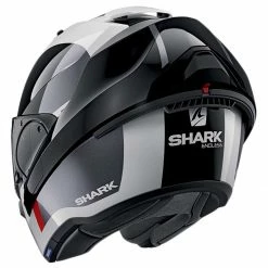 Buy 🎁 Shark Evo-ES Endless Flip Helmet WKR - White Black Red 😀 -Deals getgeared Store nv235he9806ewkrd main shark evo es endless flip helmet wkr white black red 4