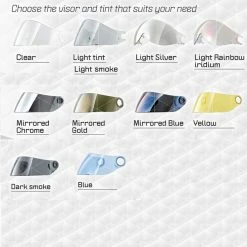 Best Pirce 🔔 Shark VZ16017P V7 Visor - Dark Tint 👍