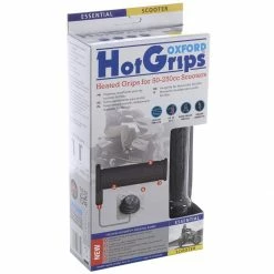 New 🛒 Oxford HotGrips Essential Scooter Heated Grips - Black 🎁