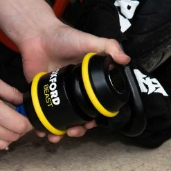 New ⭐ Oxford Beast Lock Sold Secure 30mm - Yellow ✔️ -Deals getgeared Store olk120 main oxford beast lock sold secure 30mm yellow 3