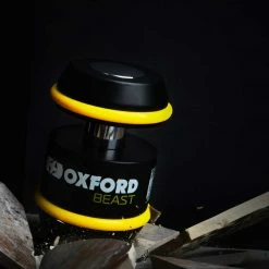 New ⭐ Oxford Beast Lock Sold Secure 30mm - Yellow ✔️ -Deals getgeared Store olk120 main oxford beast lock sold secure 30mm yellow 4