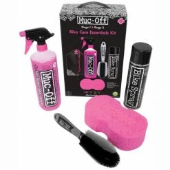 Outlet 🤩 Muc-Off Bike Care Essentials Kit - Black/Pink ✔️