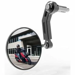 Best Pirce ❤️ Oxford Premium Aluminium Bar End Mirror Right Side - Black 😍