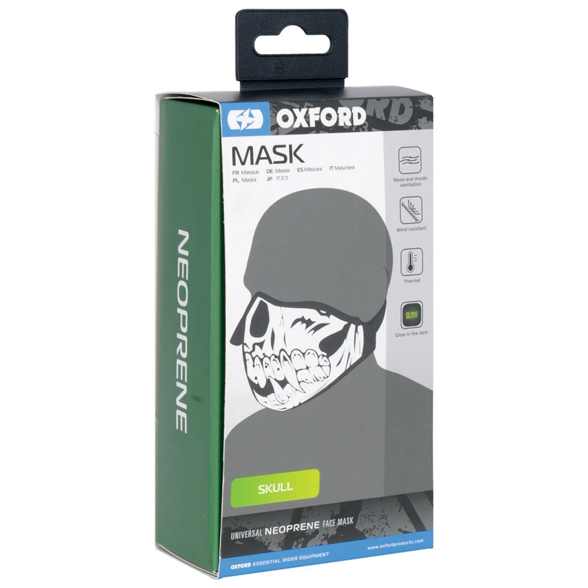 Cheap 𧨠Oxford Skull Face Mask - Glow In The Dark 𧨠4 Cheap 𧨠Oxford Skull Face Mask - Glow In The Dark 𧨠- Image 2