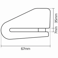 Cheap ⭐ Oxford Alpha XA14 Alarm Disc Lock - Black 😍 -Deals getgeared Store oxford alpha xa14 alarm disc lock black olk218 3