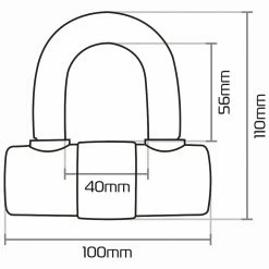 Coupon 🛒 Oxford HD Max Disc Lock - Black ✔️ -Deals getgeared Store oxford hd max disc lock black olk310 4