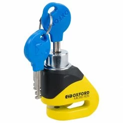 Cheapest 🛒 Oxford Micro XD5 Disc Lock - Yellow ⭐ -Deals getgeared Store oxford micro xd5 disc lock yellow olk205 3