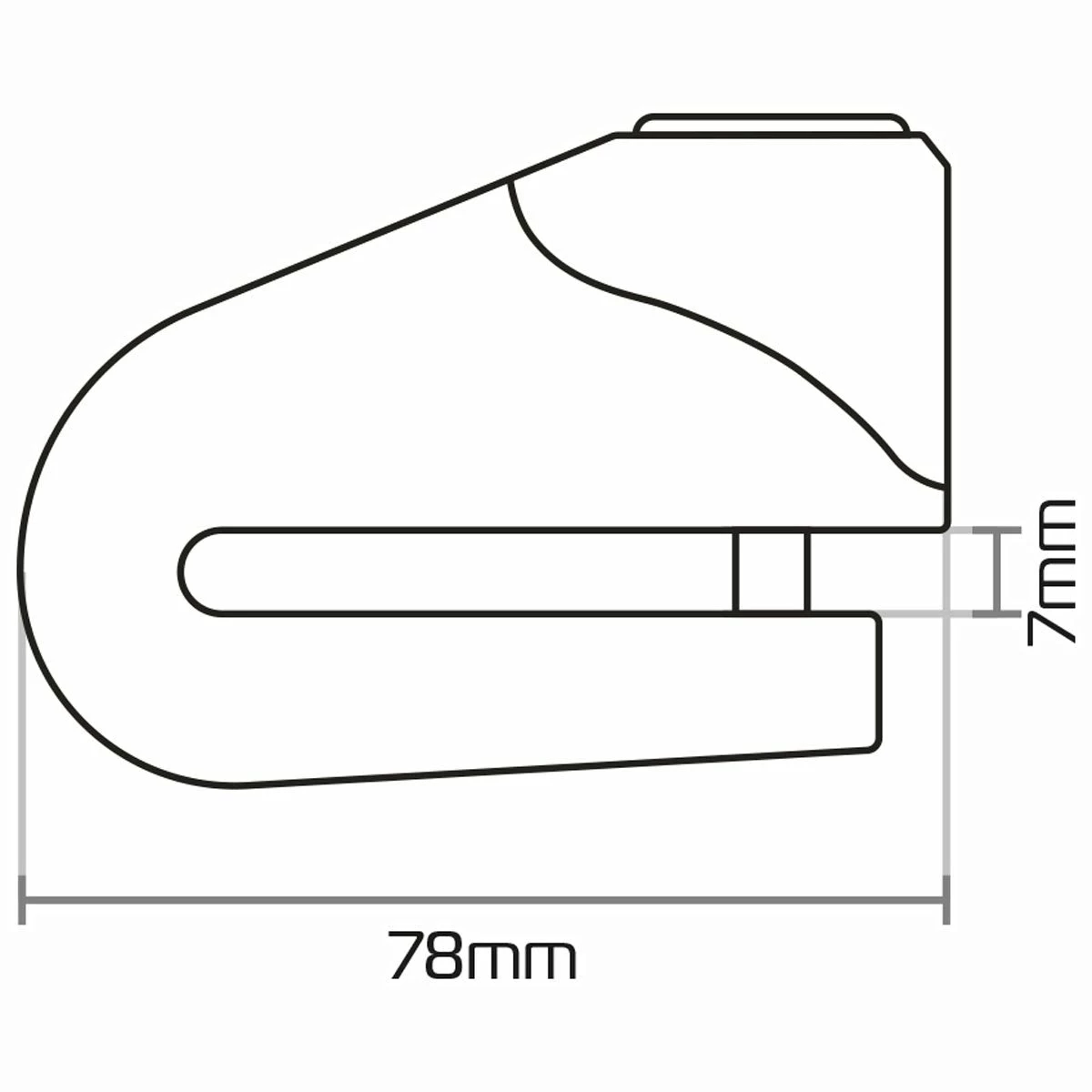 Hot Sale π Oxford Quartz XD10 Disc Lock - Yellow π₯ 6 Hot Sale π Oxford Quartz XD10 Disc Lock - Yellow π₯ - Image 4
