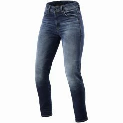 Outlet 🥰 Rev It! Marley 👖 Jeans SK 32in Leg Ladies - Medium Blue Used ✨