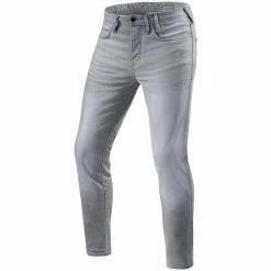 Hot Sale 👍 Rev It! Piston 2 👖 Jeans SK 36in Leg - Light Grey Used 😉