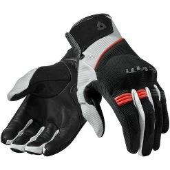 Budget ⭐ Rev It! Mosca Gloves Mens - Black Red 🤩
