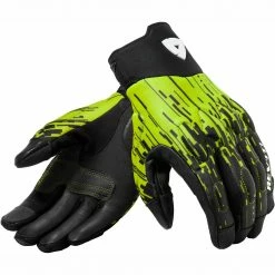 Best Pirce ❤️ Rev It! Spectrum Gloves - Black Neon Yellow 👏