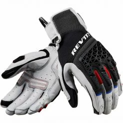 Best Sale β€οΈ Rev It! Sand 4 Gloves - Light Grey Black π