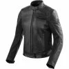 Flash Sale 😀 Rev It! Clare Leather Jacket Ladies - Black 🎁 -Deals getgeared Store rfjl0930010d main rev it clare leather jacket ladies black 1