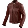 Top 10 🎉 Rev It! Clare Leather Jacket Ladies - Red 🥰 -Deals getgeared Store rfjl0930200d main rev it clare leather jacket ladies red 1