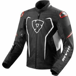 Hot Sale 👍 Rev It! Vertex H2O Jacket WP - White Red 🌟