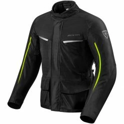 Top 10 👏 Rev It! Voltiac 2 Jacket WP - Black Yellow 💯