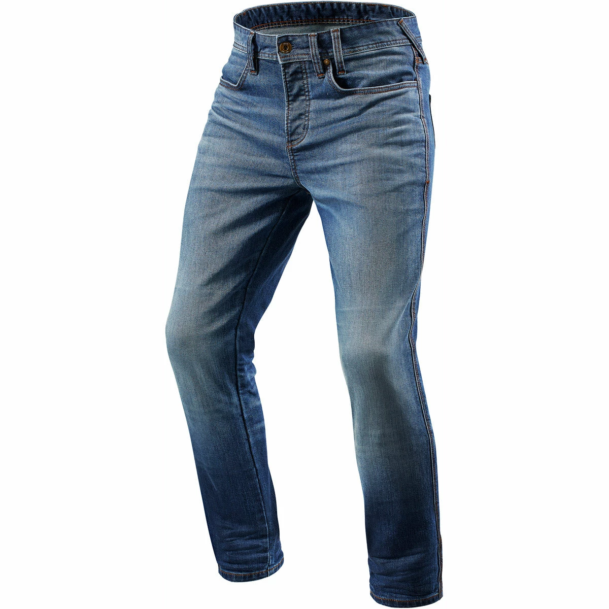 Cheap π Rev It! Piston π Jeans SK 34in Leg - Medium Blue Used π 3 Cheap π Rev It! Piston π Jeans SK 34in Leg - Medium Blue Used π
