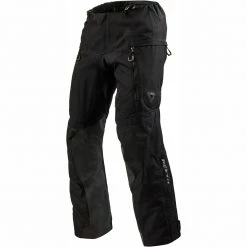 Deals 🔔 Rev It! Continent Trousers 32in Leg WP - Black 👏