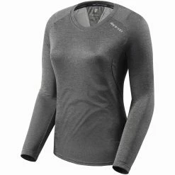 Promo 😀 Rev It! Sky 👚 Shirt LS Ladies - Grey ✨