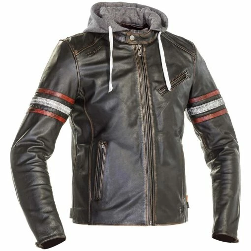New ⭐ Richa Toulon 2 Leather Jacket - Black Red ✨ -Deals getgeared Store richa toulon 2 leather jacket black red nv080tout2brd 1