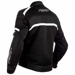 Budget ⌛ RST Pilot Textile Jacket CE Air - Black White 🎁 -Deals getgeared Store rst pilot textile jacket ce air black white md102408whid 2