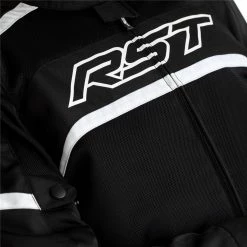 Budget ⌛ RST Pilot Textile Jacket CE Air - Black White 🎁 -Deals getgeared Store rst pilot textile jacket ce air black white md102408whid 3