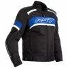 Budget 💯 RST Pilot Textile Jacket CE WP - Black Blue White 🛒 -Deals getgeared Store rst pilot textile jacket ce wp black blue white md102368blud 1