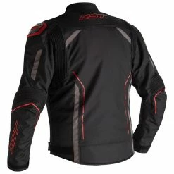 Discount 🌟 RST S-1 Textile Jacket CE WP - Black Grey Red 👍 -Deals getgeared Store rst s 1 textile jacket ce wp black grey red md102559gryd 2