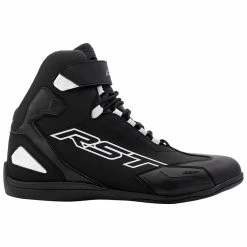 Budget 🌟 RST Sabre Moto 👟 Shoes CE - Black White ⌛