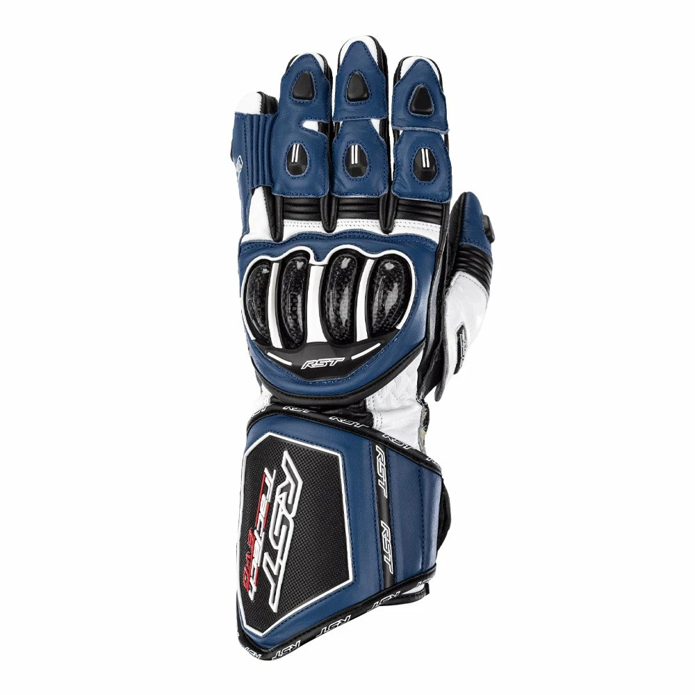 Hot Sale ⭐ RST Tractech Evo 4 Gloves CE - Blue White Black ⭐ 3 Hot Sale ⭐ RST Tractech Evo 4 Gloves CE - Blue White Black ⭐