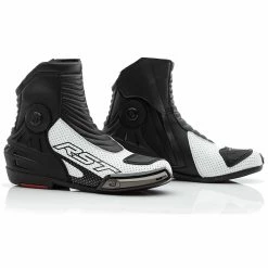 Coupon 👍 RST Tractech Evo III Short 🥾 Boots CE - White Black 😀