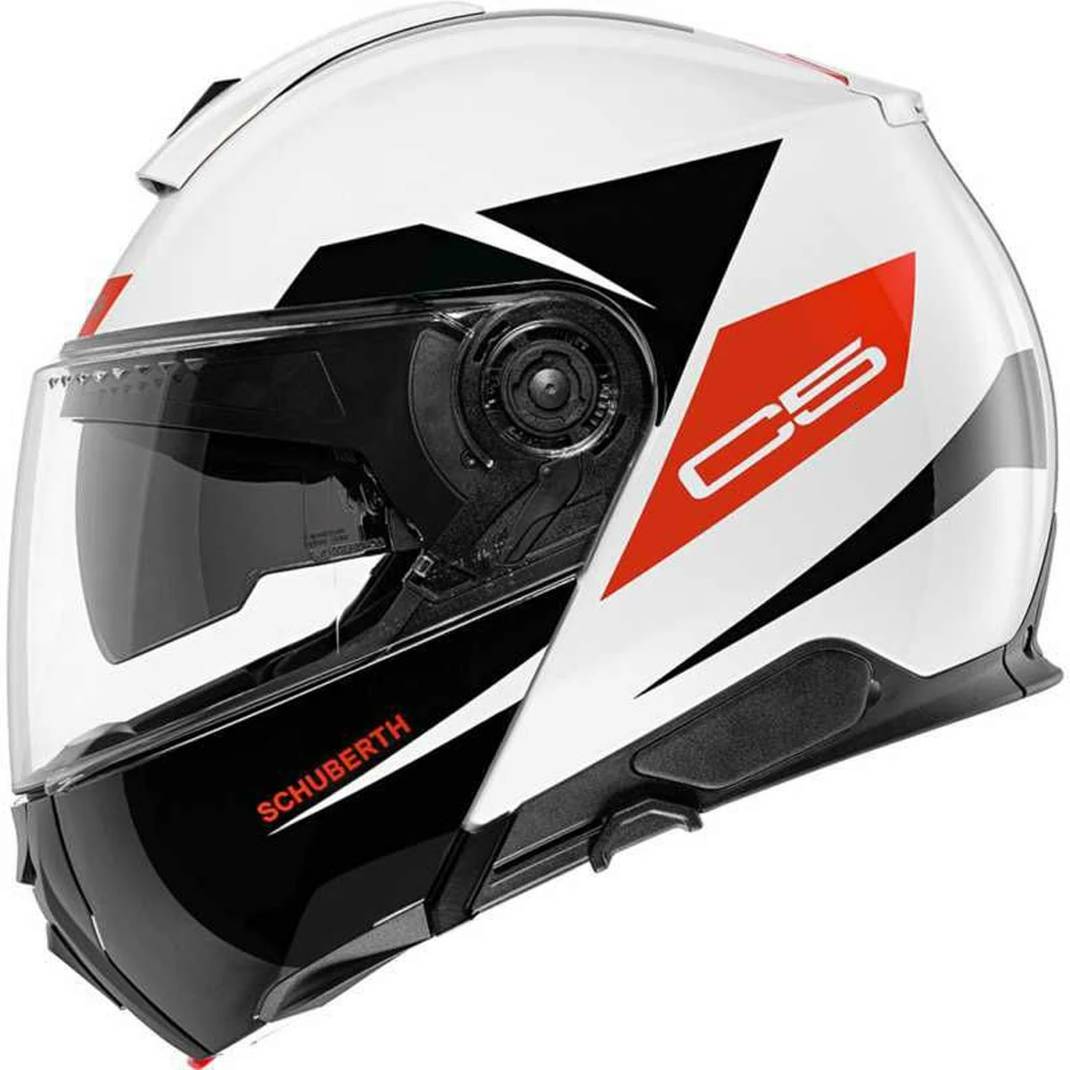 Best Pirce ๐ Schuberth C5 Flip Helmet Eclipse - Red ๐ 4 Best Pirce ๐ Schuberth C5 Flip Helmet Eclipse - Red ๐ - Image 2