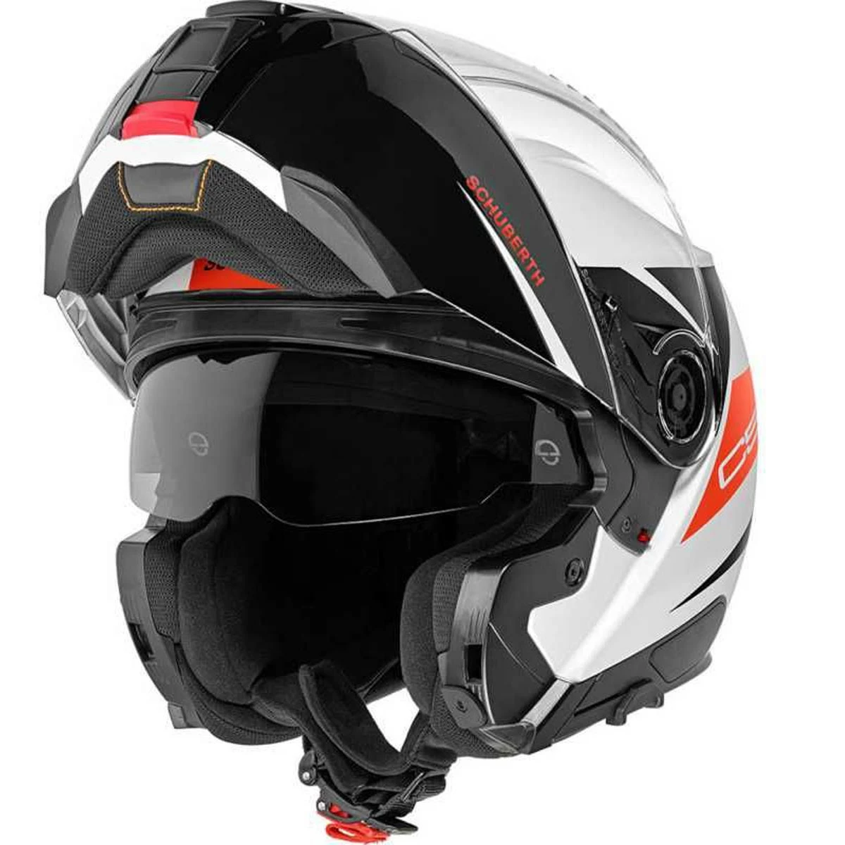Best Pirce ๐ Schuberth C5 Flip Helmet Eclipse - Red ๐ 5 Best Pirce ๐ Schuberth C5 Flip Helmet Eclipse - Red ๐ - Image 3