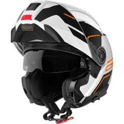 Cheap 🎉 Schuberth C5 Flip Helmet Master - Orange 🛒 -Deals getgeared Store schuberth c5 flip helmet master orange ta910c5maord 3