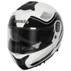 Hot Sale 🥰 Spada Orion Pixel Flip Front Helmet - White Black ❤️