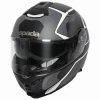 Brand new 👏 Spada Orion Slate Flip Front Helmet - Matt Black White Silver 🔔 -Deals getgeared Store spada orion slate flip front helmet matt black white silver fx0765191d 1