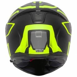 Best Sale ❤️ Spada Orion Slate Flip Front Helmet - Matt Black Yellow 👍 -Deals getgeared Store spada orion slate flip front helmet matt black yellow fx765245d 3