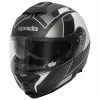 Budget 👍 Spada Orion Whip Flip Front Helmet - Matt Black Silver ⌛ -Deals getgeared Store spada orion whip flip front helmet matt black silver fx0762855d 1