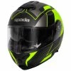 New 🔥 Spada Orion Whip Flip Front Helmet - Matt Black Yellow 🎉 -Deals getgeared Store spada orion whip flip front helmet matt black yellow fx0762800d 1