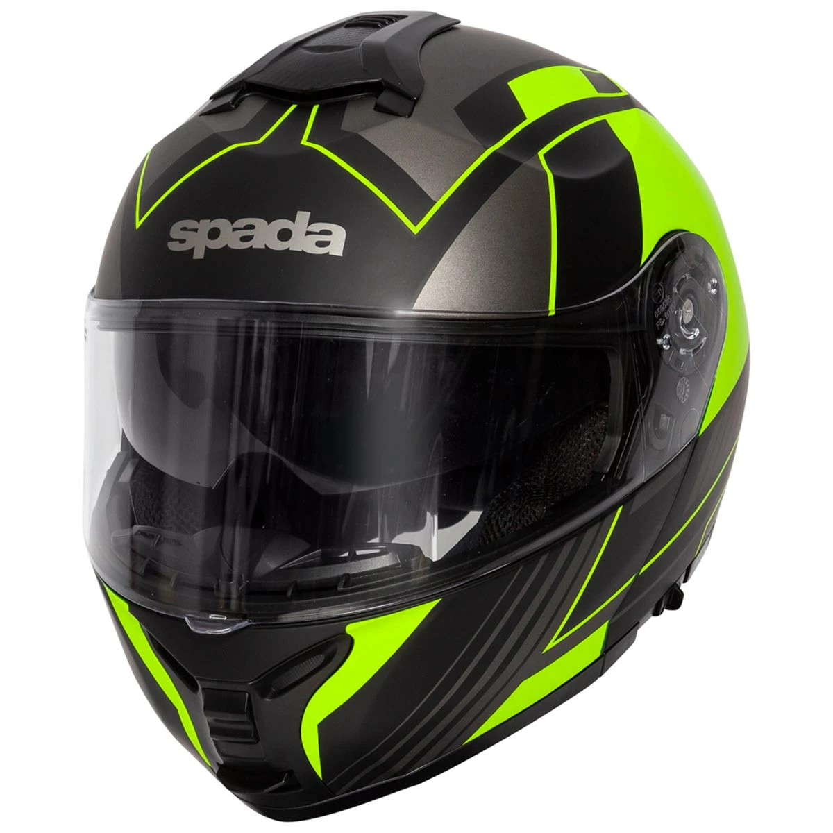 New π₯ Spada Orion Whip Flip Front Helmet - Matt Black Yellow π 3 New π₯ Spada Orion Whip Flip Front Helmet - Matt Black Yellow π