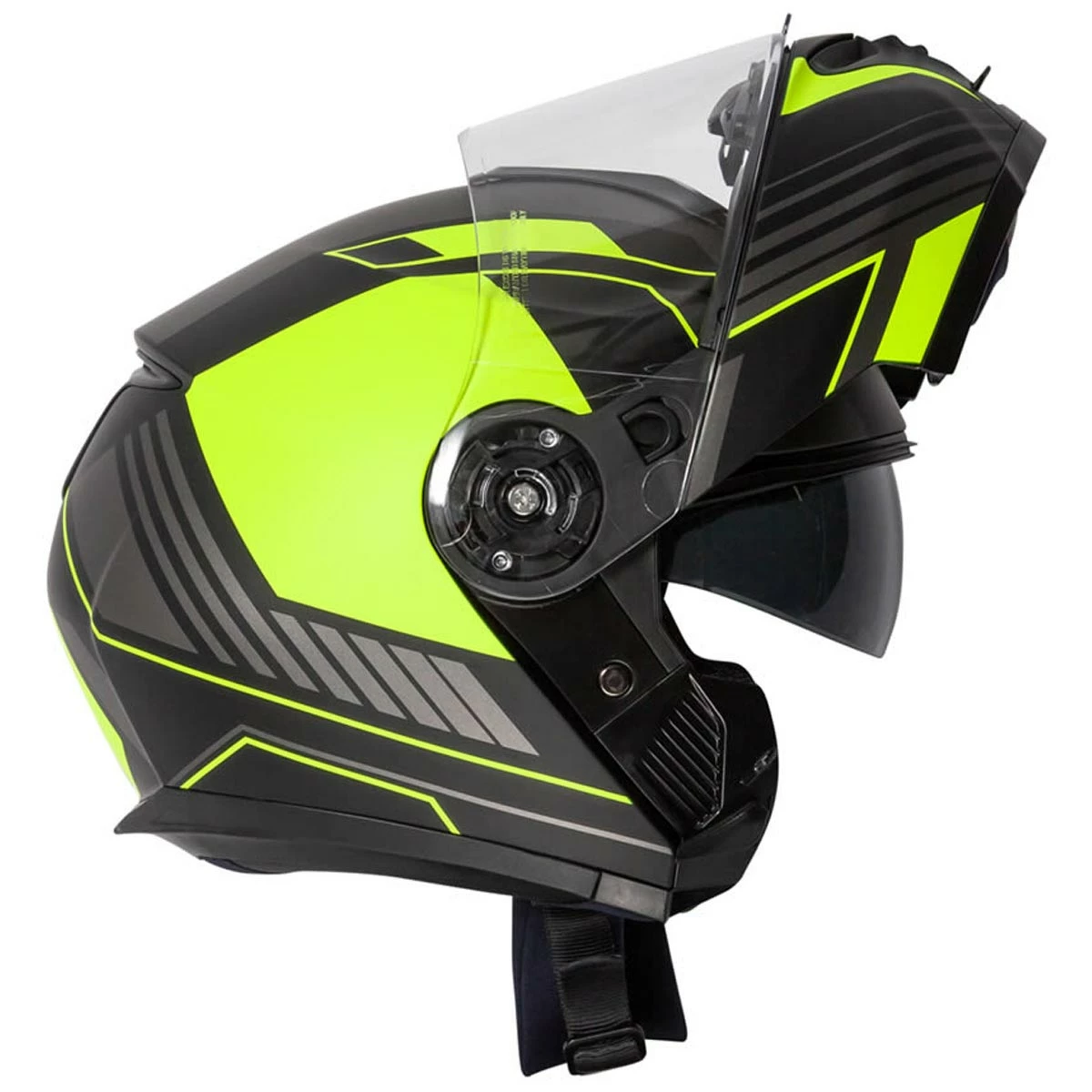 New π₯ Spada Orion Whip Flip Front Helmet - Matt Black Yellow π 4 New π₯ Spada Orion Whip Flip Front Helmet - Matt Black Yellow π - Image 2