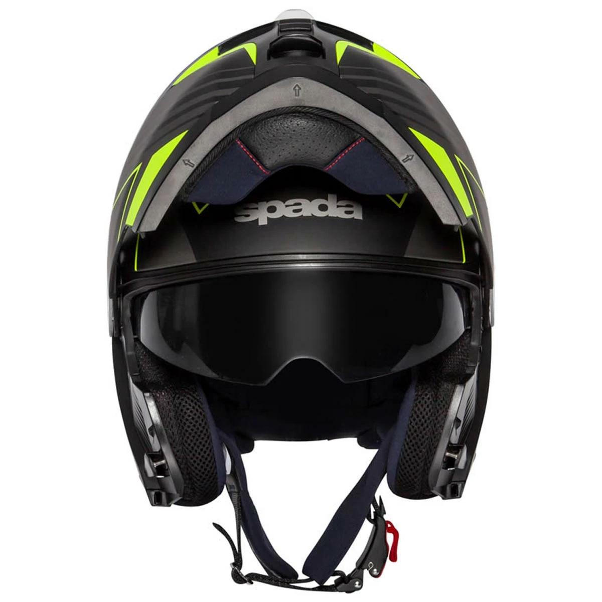 New π₯ Spada Orion Whip Flip Front Helmet - Matt Black Yellow π 6 New π₯ Spada Orion Whip Flip Front Helmet - Matt Black Yellow π - Image 4